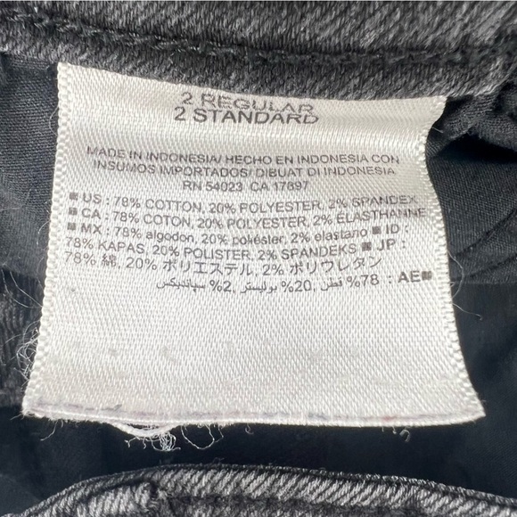 Old Navy Black Super Skinny Mid Rise Wow Jeans Size 2 Women's - Picture 4 of 6